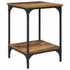 vidaXL Table basse Bois Ancien 40 x 40 x 55 cm Bois d'ing&eacute;nierie