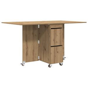 vidaXL Table &agrave; d&icirc;ner 140 x 80 x 77 cm Bois d'ing&eacute;nierie Rectangulaire