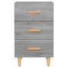 vidaXL Table de chevet sonoma gris 40x40x66 cm bois d'ingénierie