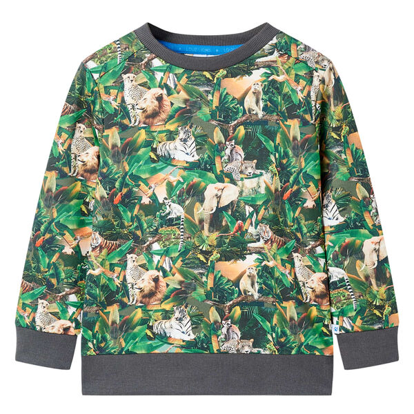 Sweatshirt pour enfants vieux pétrole 140