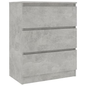 vidaXL Buffet Gris b&eacute;ton 60x35x76 cm Bois d'ing&eacute;nierie