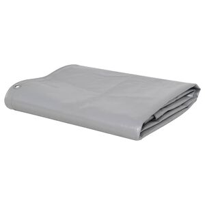 vidaXL B&acirc;che 650 g / m&sup2; 3x3 m Gris