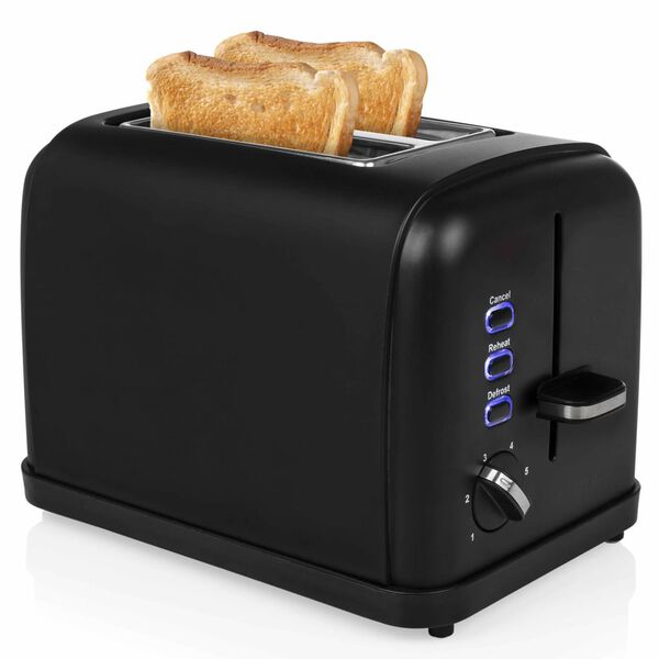 Princess Grille-pain 950 W Acier inoxydable Noir mat