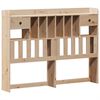 vidaXL Cadre de lit sans matelas 140x190 cm bois de pin massif