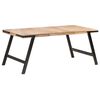 vidaXL Table à manger 180x90x76 cm Bois de manguier massif