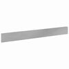 vidaXL Bordure de Pelouse 50 pc 100 x 12 cm Acier Argent&eacute;