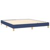 vidaXL Sommier à lattes de lit avec matelas Bleu 160x200 cm Tissu