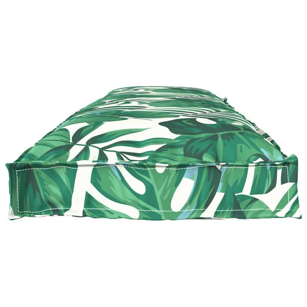 vidaXL Coussin Feuille Motif feuille 150 x 40 x 8 cm Tissu Oxford