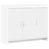 vidaXL Buffet Blanc 98,5 x 33 x 80 cm Bois d'ing&eacute;nierie