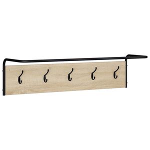 vidaXL Porte-manteau Ch&ecirc;ne Sonoma 100 x 30 x 25 cm Bois d'ing&eacute;nierie