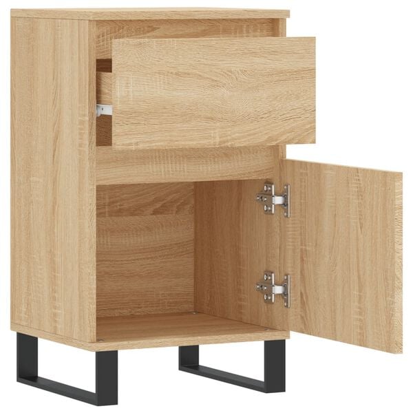 vidaXL Buffet ch&ecirc;ne sonoma 40x35x70 cm bois d'ing&eacute;nierie
