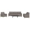 vidaXL Ensemble de canap&eacute;s 4 pcs repose-pied et coussins d&eacute;coratifs