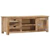 vidaXL Meuble TV 120x30x40 cm Bois massif de manguier