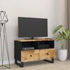 vidaXL Meuble TV 70x33x46 cm Bois massif de manguier