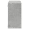 vidaXL Armoire murale 100x16x30 cm gris b&eacute;ton bois d'ing&eacute;nierie