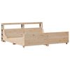 vidaXL Cadre de lit sans matelas 200x200 cm bois massif de pin