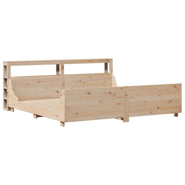vidaXL Cadre de lit sans matelas 200x200 cm bois massif de pin