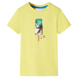 T-shirt pour enfants jaune 116