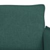 vidaXL Ensemble de Canap&eacute;s 2 pcs Vert fonc&eacute; 196 x 82 x 85 cm tissu