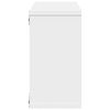vidaXL Armoire murale 100x16x30 cm blanc bois d'ing&eacute;nierie