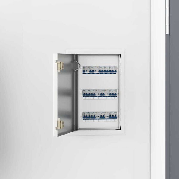 vidaXL Panneau d'Acc&egrave;s Blanc 33 x 23 x 3 cm Acier