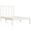 vidaXL Cadre de lit sans matelas blanc bois de pin massif 100x200 cm