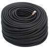 vidaXL Tuyau d'air hybride noir 0,6" 20 m caoutchouc et PVC