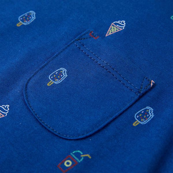 Débardeur pour enfants bleu foncé 128