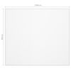 vidaXL Protecteur de table mat 100x90 cm 1,6 mm PVC
