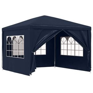 vidaXL Tente de r&eacute;ception 3 x 3 m Bleu