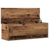 vidaXL Bo&icirc;te de Rangement avec stockage Bois Ancien 102 x 35 x 35 cm