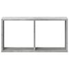 vidaXL Armoire murale 60x16x30 cm gris b&eacute;ton bois d'ing&eacute;nierie