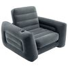 Intex Chaise coulissante 117x224x66 cm Gris fonc&eacute;