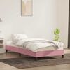 vidaXL Cadre de lit sans matelas rose 80x210 cm velours