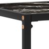 vidaXL Table console Noir 120x35x75 cm Verre tremp&eacute;