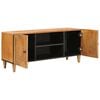 vidaXL Unites TV Marron Clair 105 x 33 x 46 cm Bois de mangue massif
