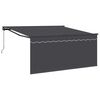 vidaXL Auvent R&eacute;tractable Anthracite 350 x 250 cm