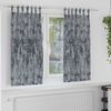 vidaXL Rideaux en velours 2 pcs Gris Argent&eacute; 175 x 140 cm Velours
