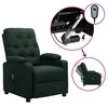 vidaXL Fauteuil inclinable &eacute;lectrique Vert fonc&eacute; Tissu