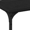 vidaXL Table console Ch&ecirc;ne noir 200 x 29 x 75 cm