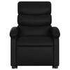 vidaXL Fauteuil inclinable de massage &eacute;lectrique noir similicuir
