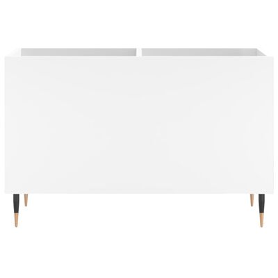 vidaXL Armoire à disques blanc 74,5x38x48 cm bois d'ingénierie
