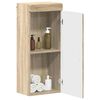 vidaXL Armoire murale de salle de bain avec &eacute;tag&egrave;re TULUM Ch&ecirc;ne Sonoma