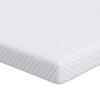 vidaXL Surmatelas Blanc 140 x 190 cm Tissu Jacquard