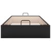 vidaXL Cadre de lit ottoman sans matelas noir 100x200 cm similicuir