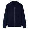 vidaXL Sweatshirt pour enfants avec fermeture &eacute;clair bleu marine 92
