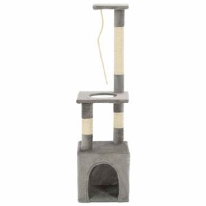 vidaXL Arbre &agrave; chat avec griffoirs en sisal 109 cm Gris