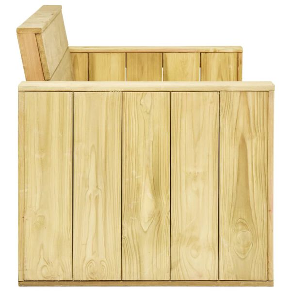vidaXL Banc de jardin 179 cm Bois de pin impr&eacute;gn&eacute;