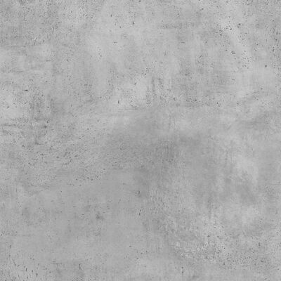 vidaXL Buffet gris béton 91x28x75 cm bois d'ingénierie