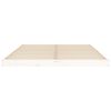 vidaXL Cadre de lit sans matelas blanc 140x200 cm bois de pin massif